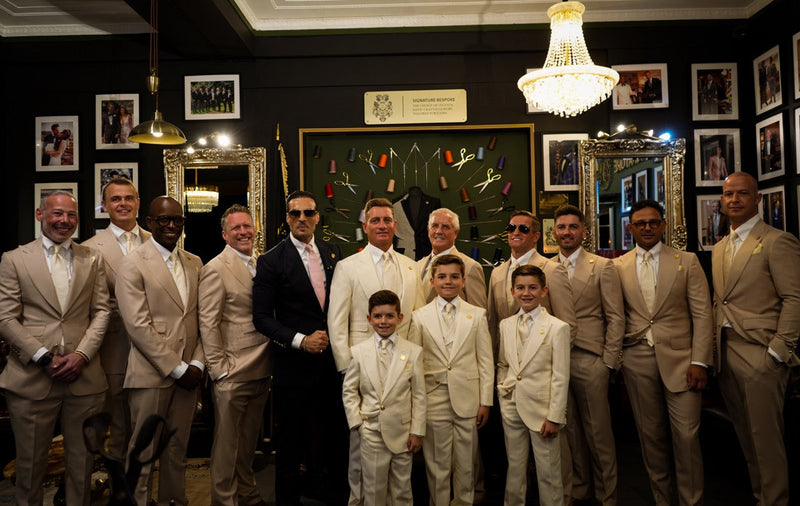 Bespoke wedding suits with Signature Bespoke